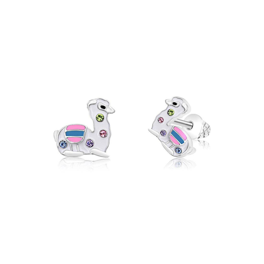 Nordstrom Chanteur Kids' Lama Crystal Stud Earrings available now at King  of Prussia®, image size:1100x1100