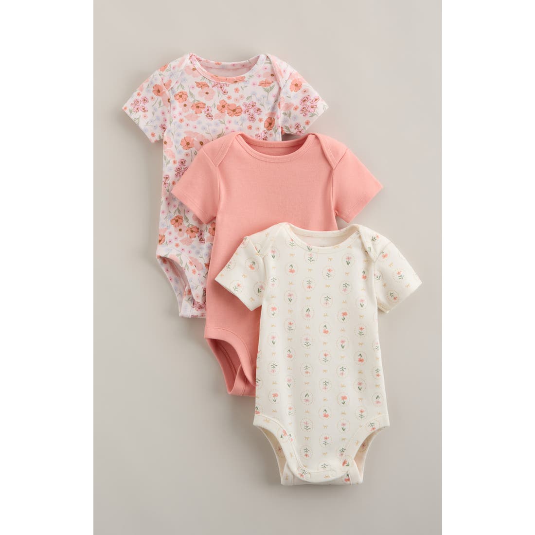 Nordstrom Grow With Me 3-Pack Assorted Bodysuits