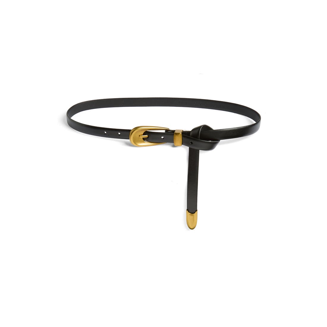 Treasure & Bond Olivia Leather Tie Belt