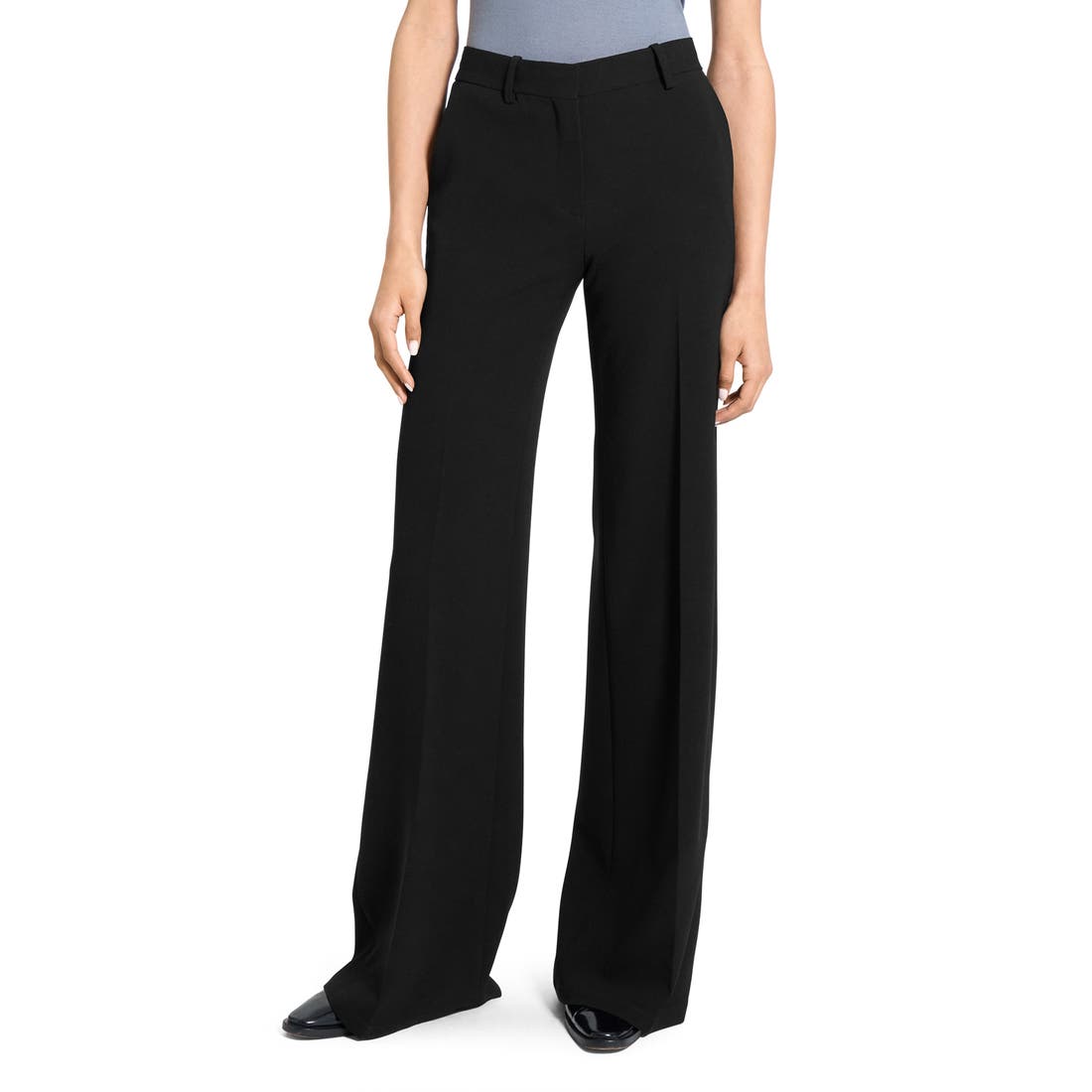Theory Fluid Flare Leg Pants