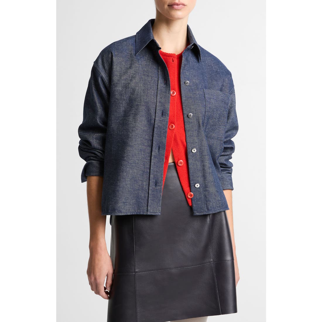 Vince Crop Shirt