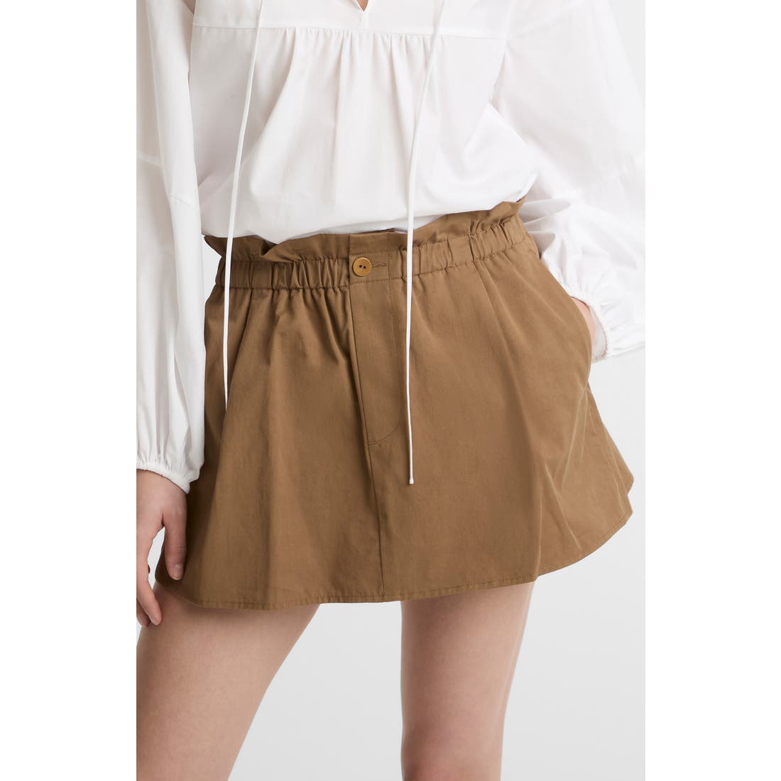 Vince Mid Rise Pull-On Skort