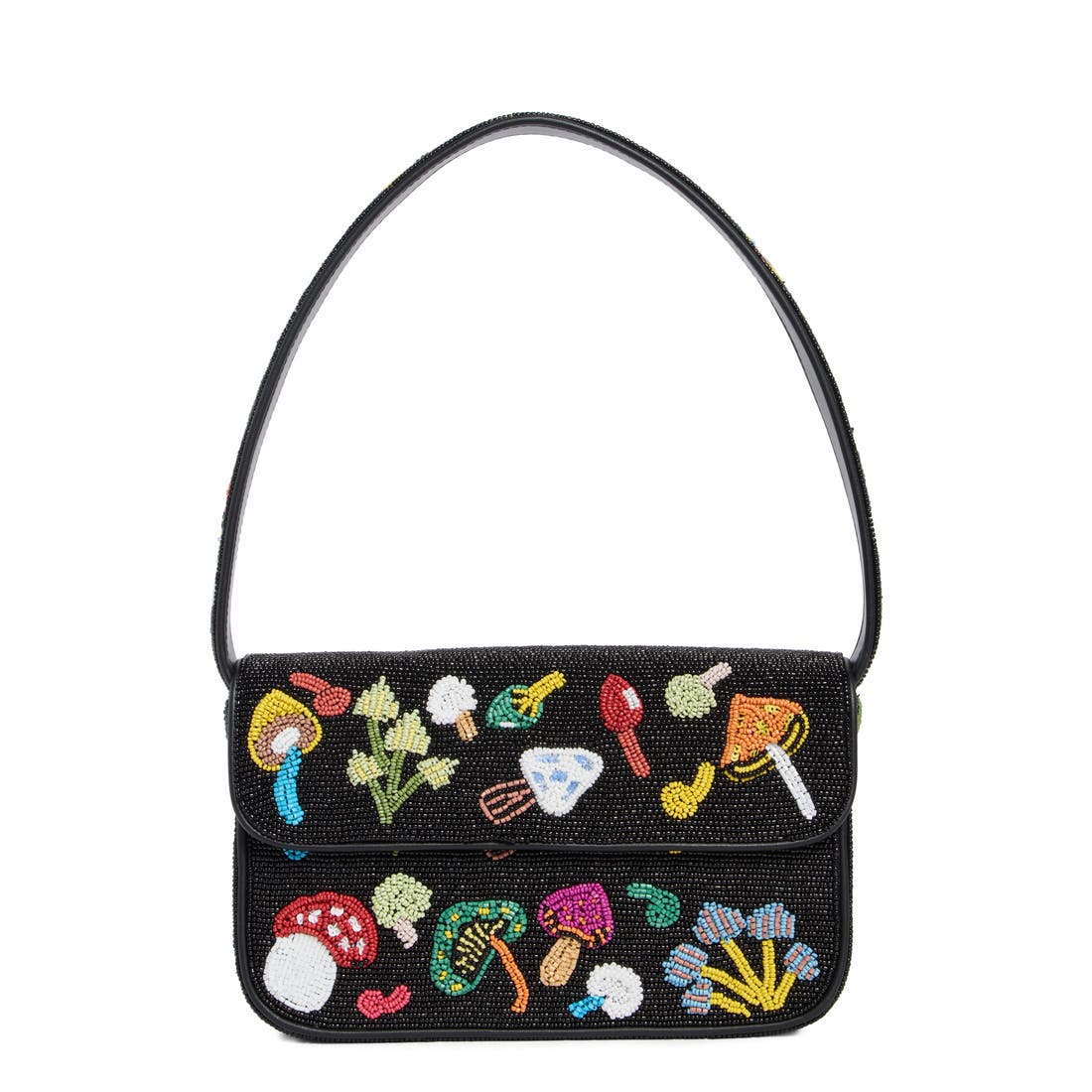 Staud Tommy Beaded Shoulder Bag