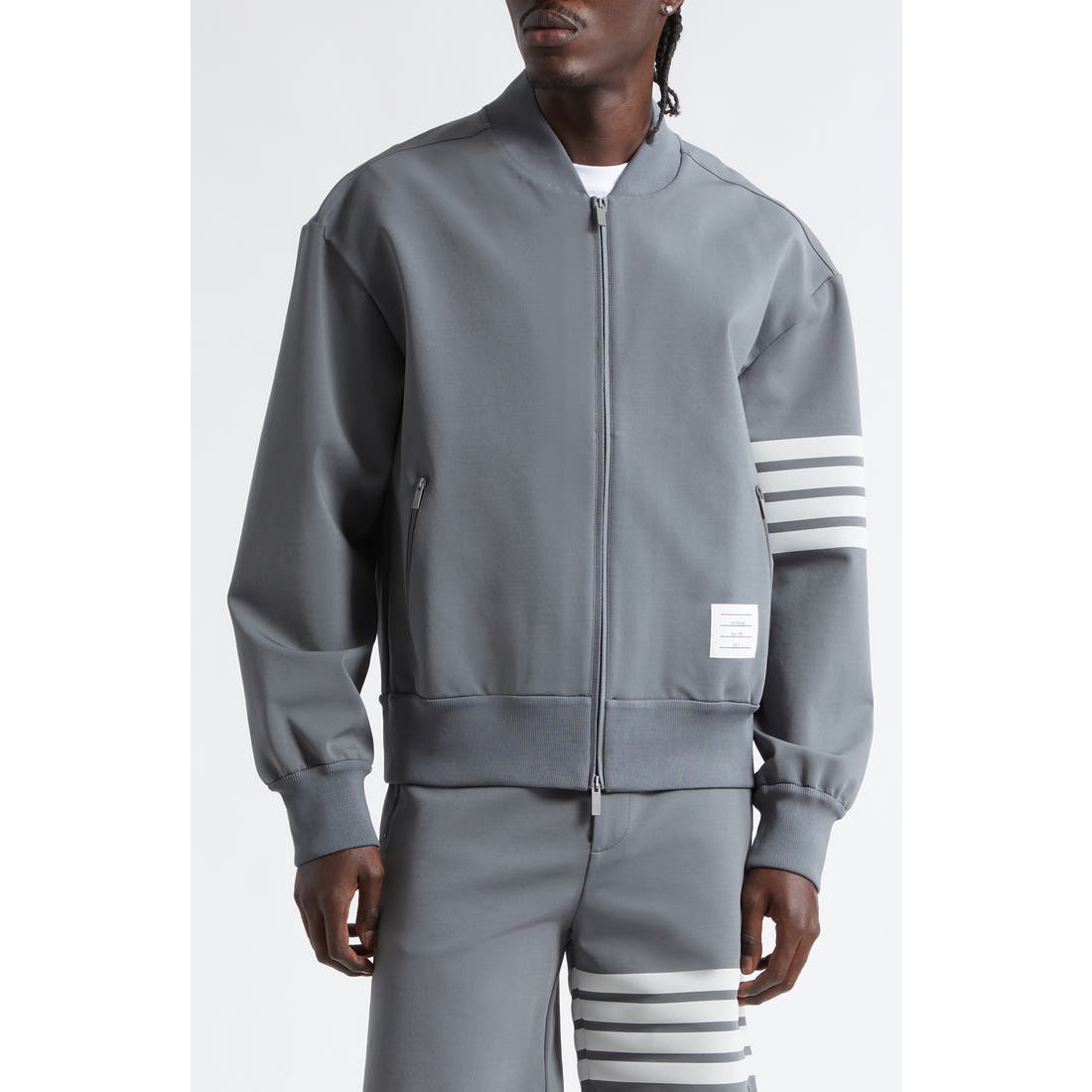 Thom Browne 4-Bar Tech Bomber