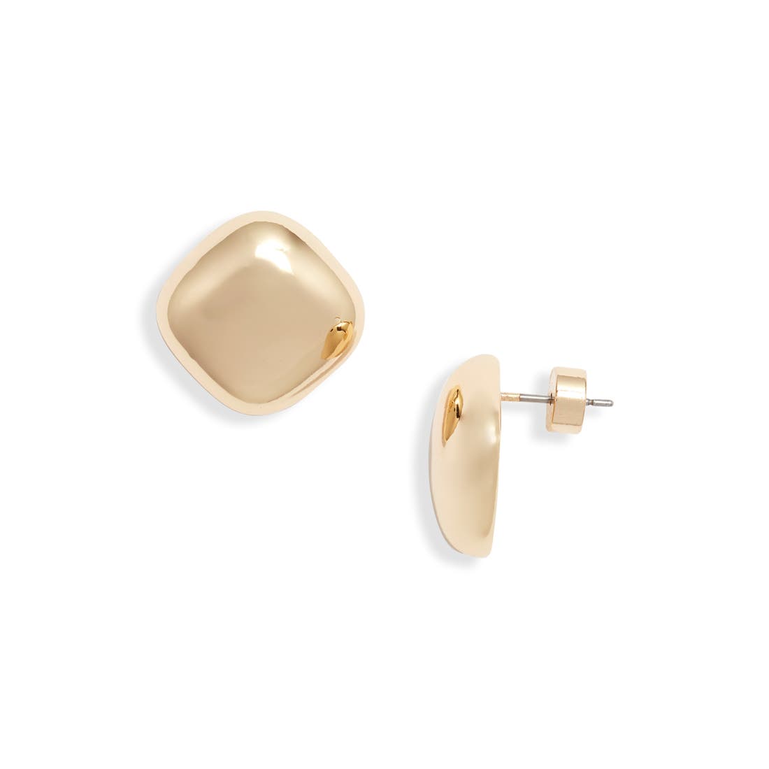 Nordstrom Puffy Square Stud Earrings