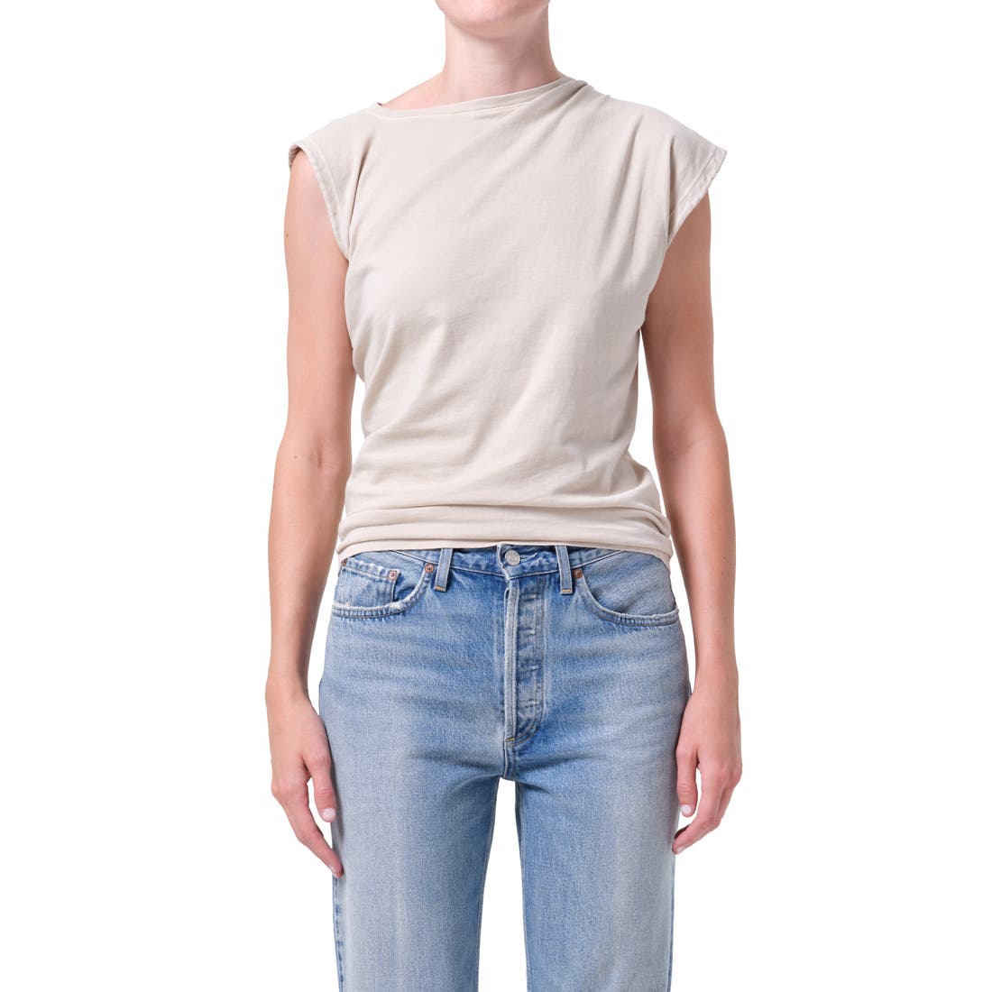 Agolde Beth Asymmetric Top