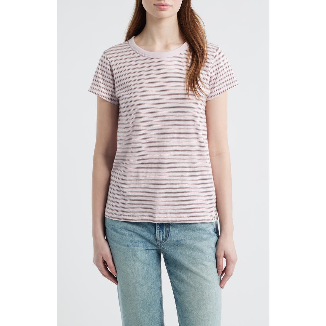 Rag & Bone The Slub Stripe T-Shirt