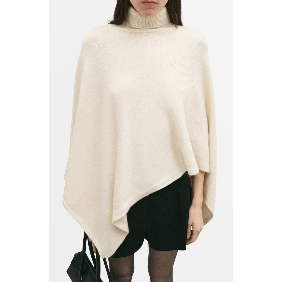 Mango Turtleneck Cape