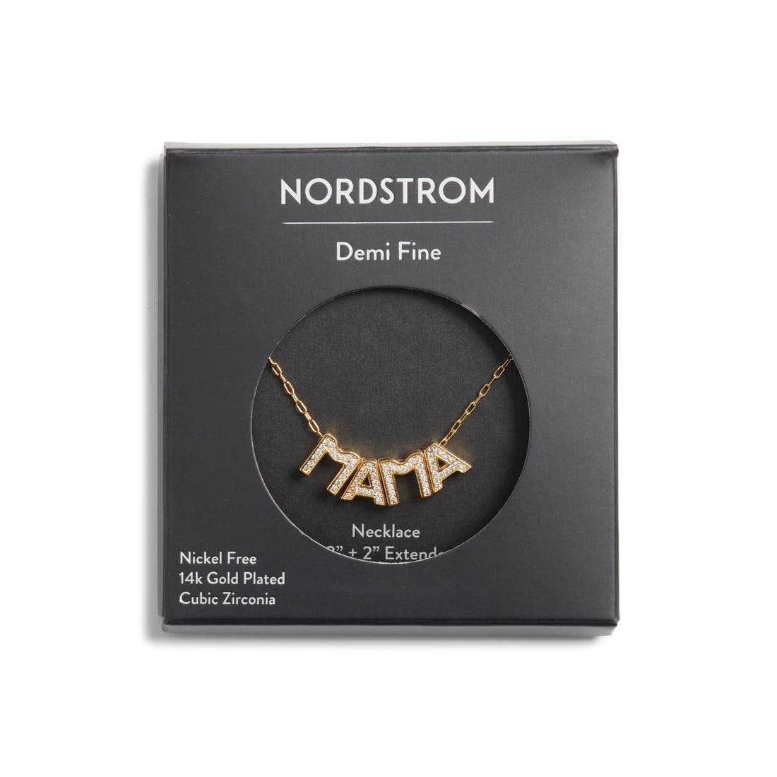 Nordstrom Mama Initial Pendant Necklace