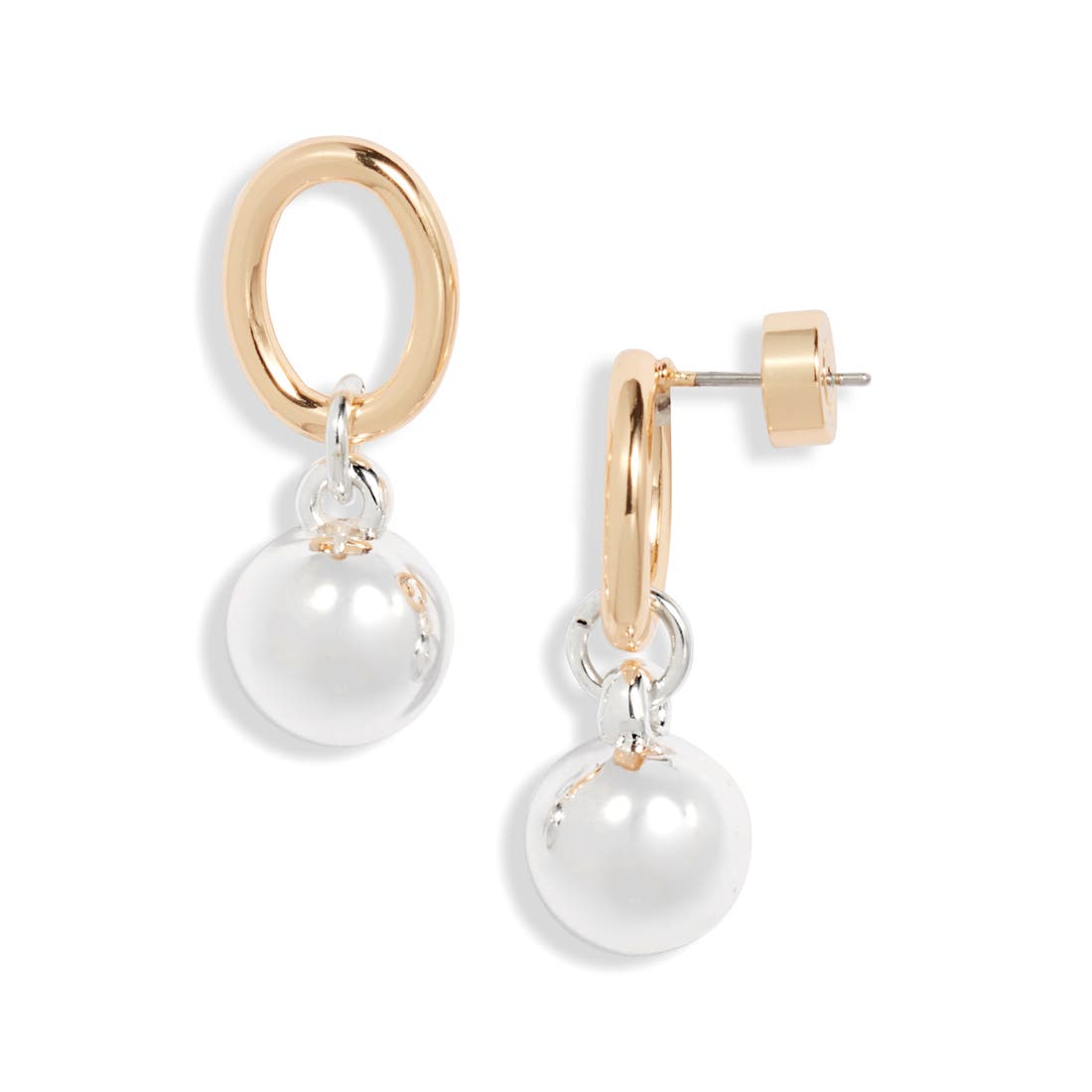 Nordstrom Orb Accent Frontal Earrings