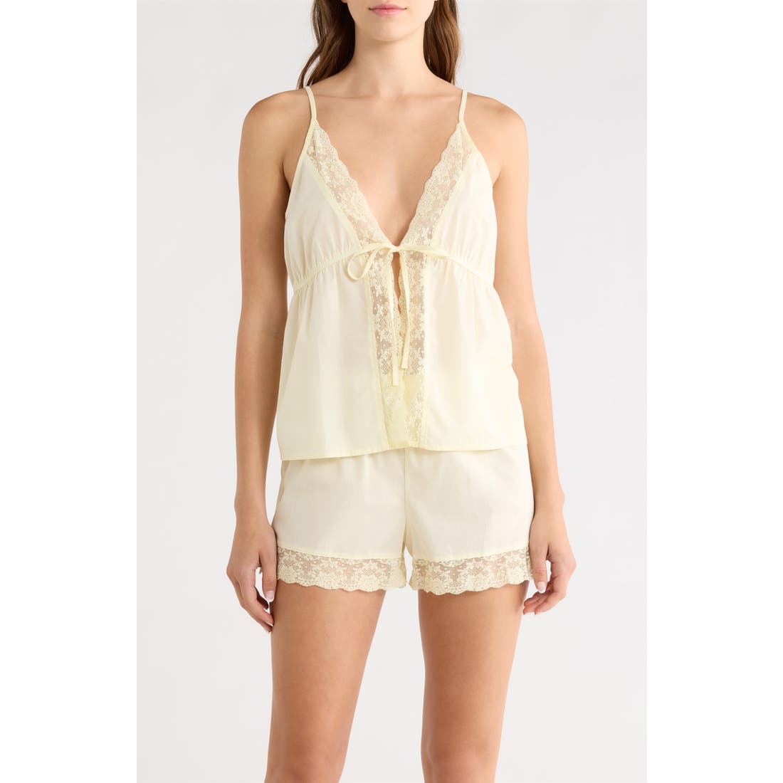 Open Edit Flirty Short Cotton Pajamas