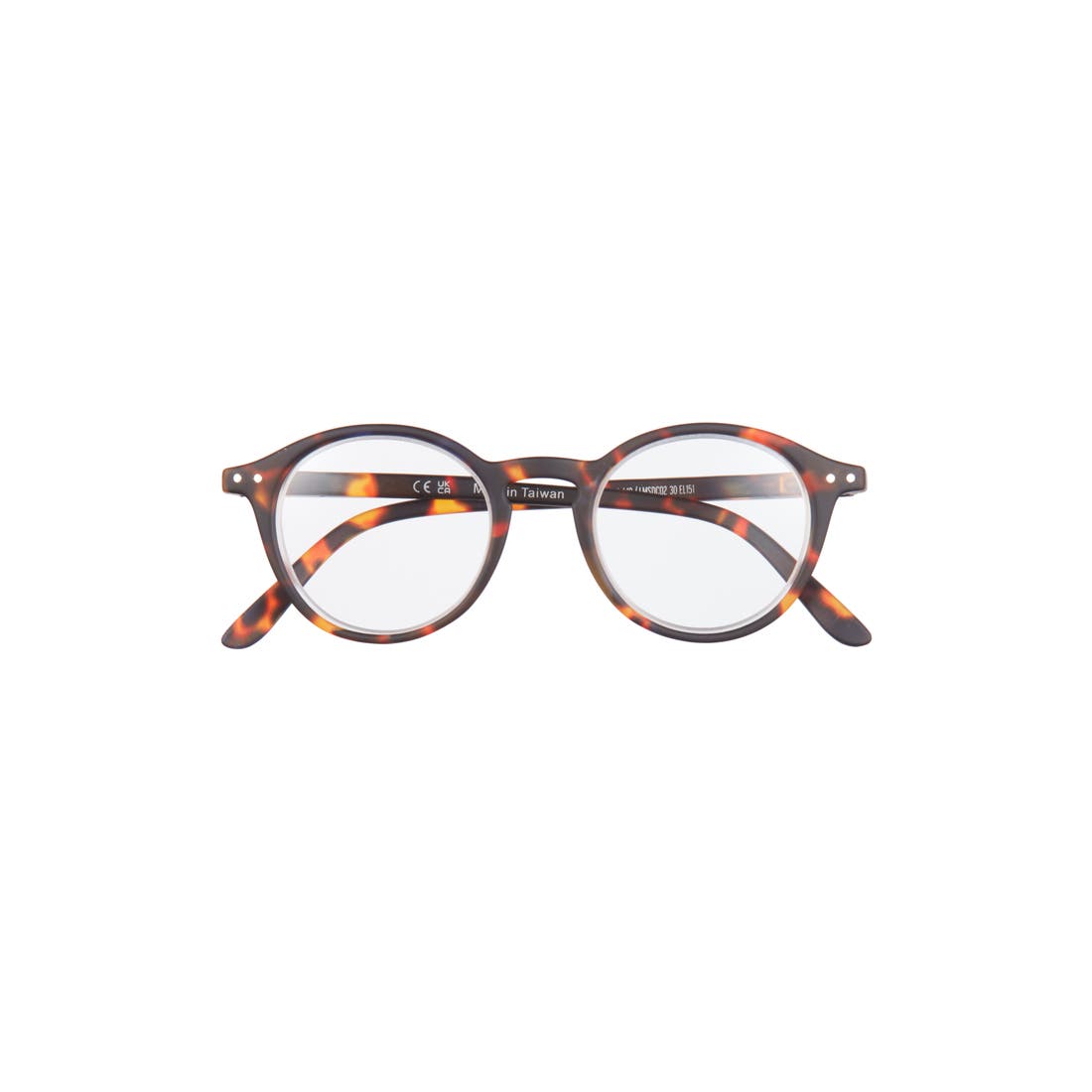 Izipizi 47mm Rectangular Reading Glasses in Tortoise/clear