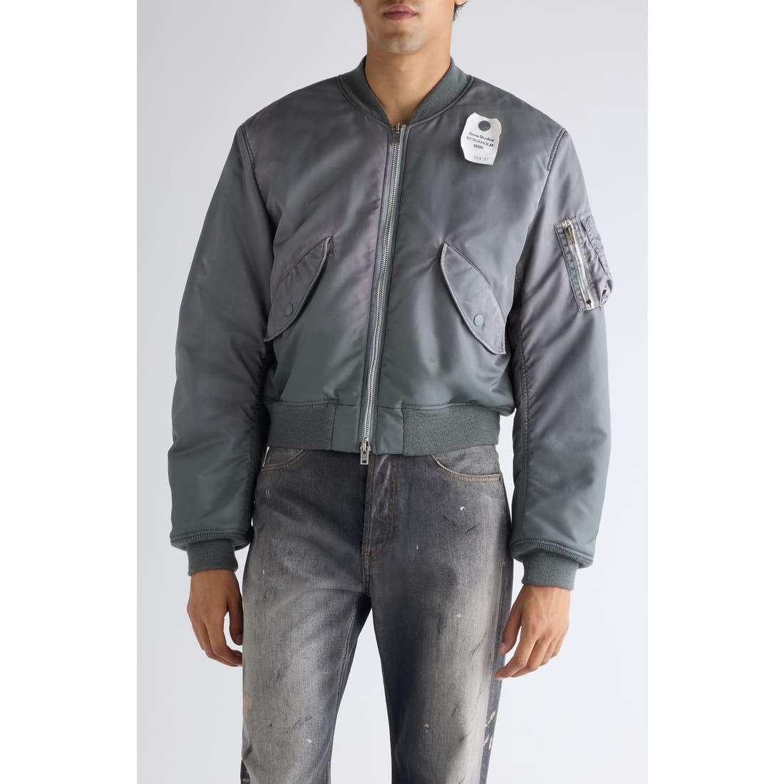 Acne Studios Orby Nylon Twill Bomber Jacket