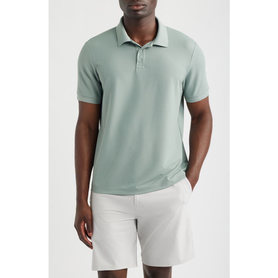 Zella Textured Performance Polo