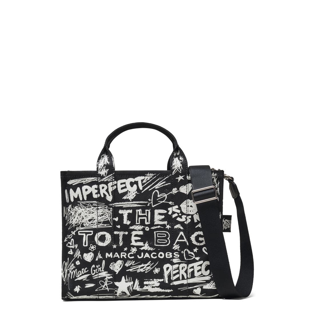 Marc Jacobs The Punk Scribble Medium Canvas Tote Bag