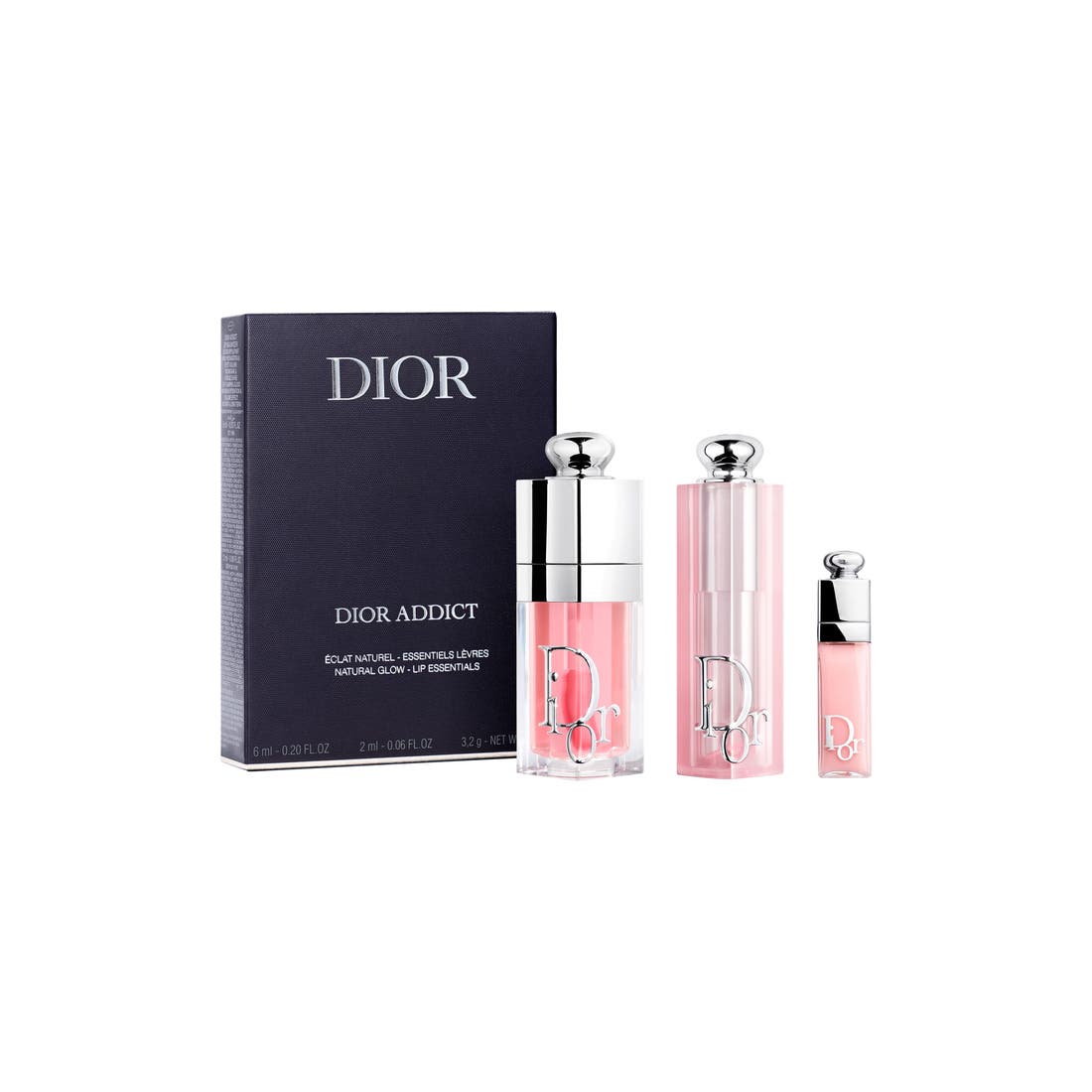 Dior Addict Natural Glow Lip Essentials 3-Piece Set