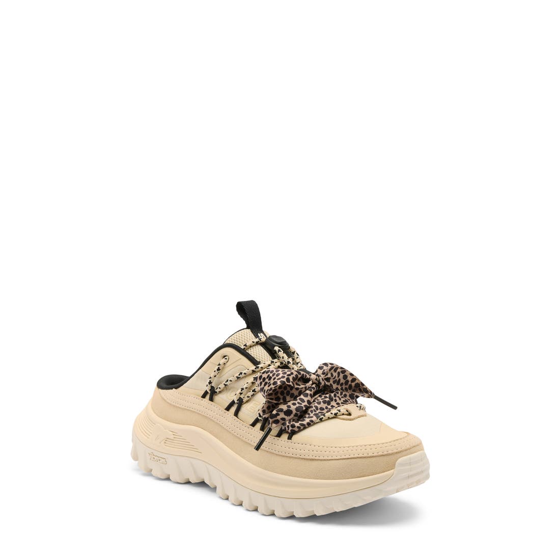 Sorel Callsign Lug Sole Mule in Bleached Ceramic/black
