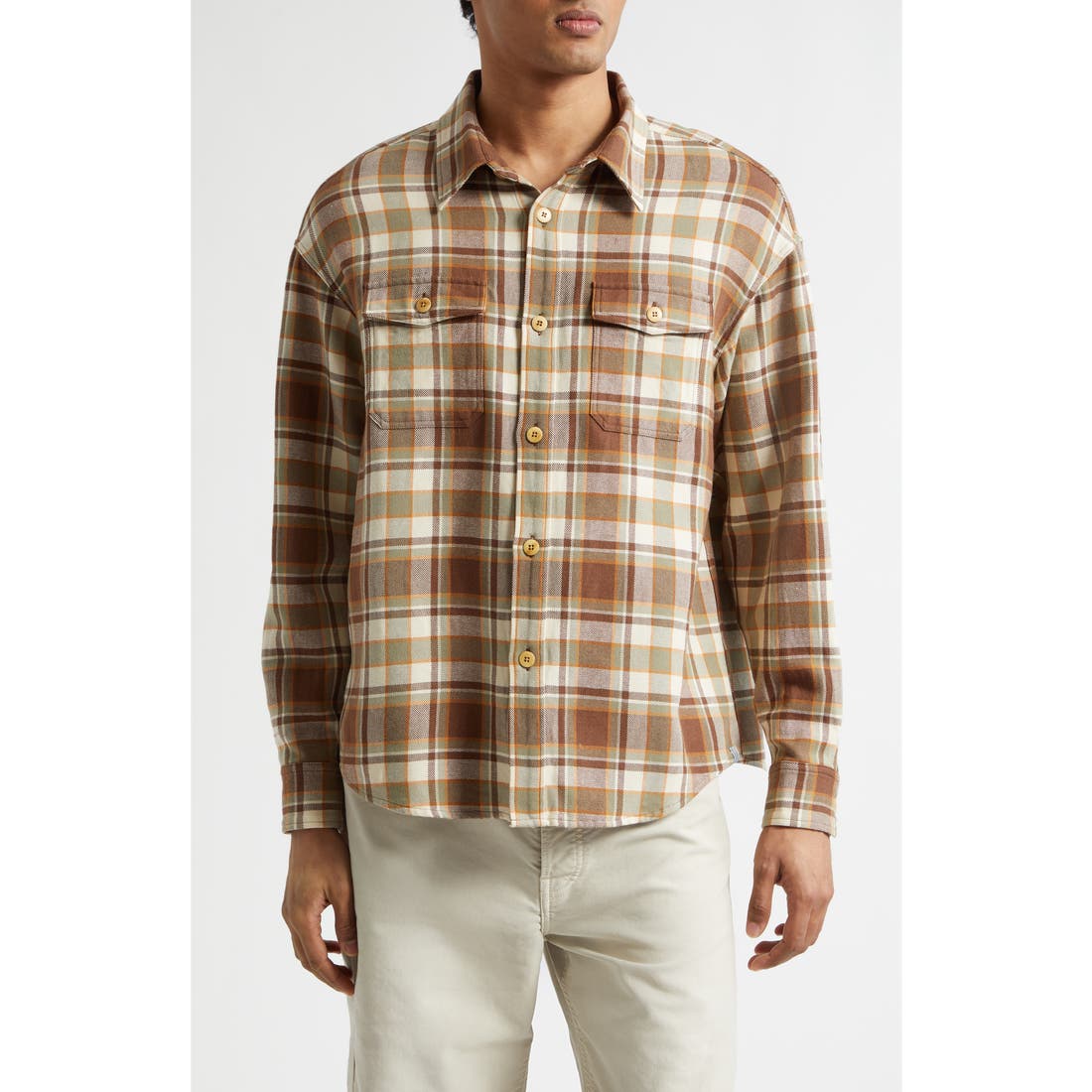 Visvim Lumber Check Flannel Button-Up Shirt