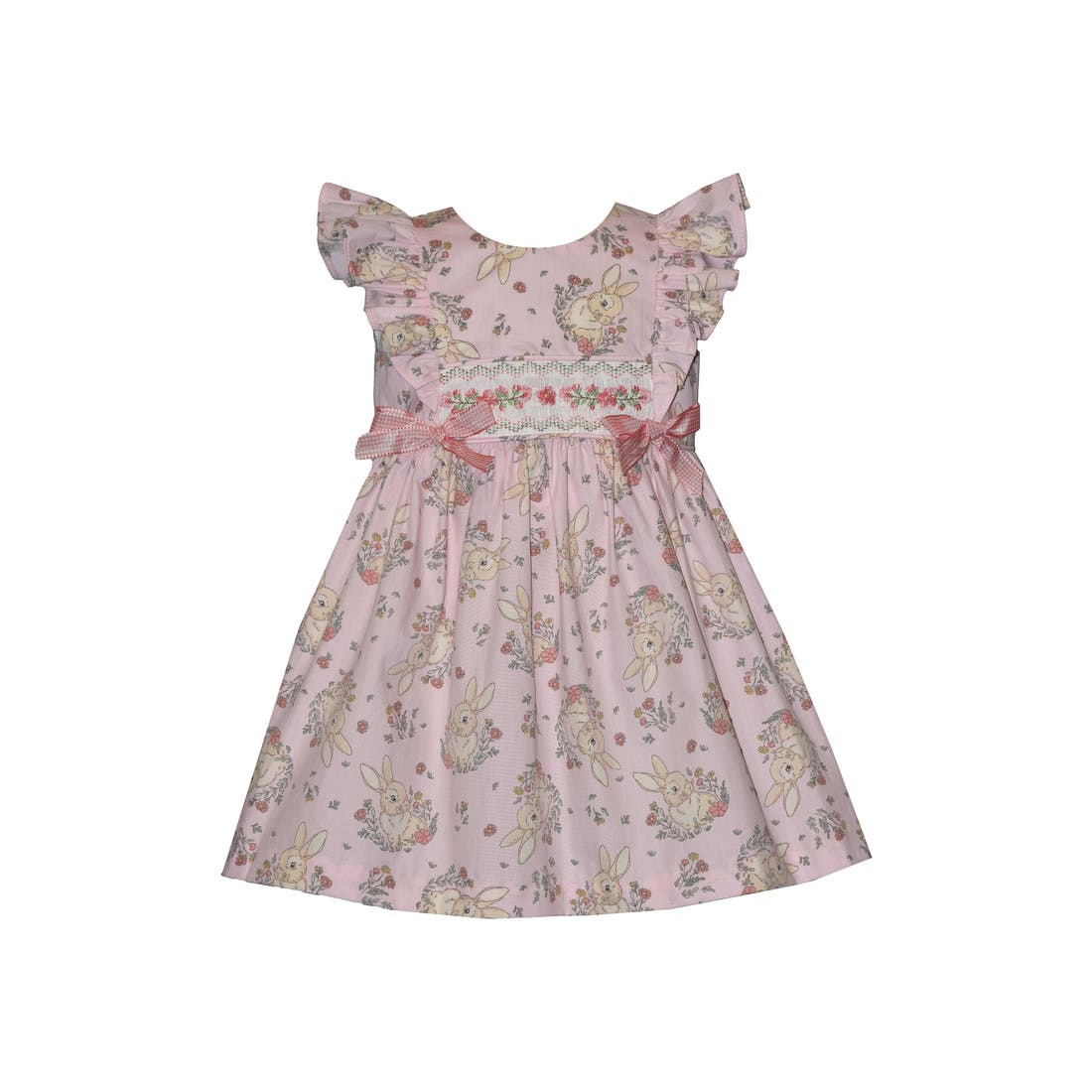 Iris & Ivy Bunny Smocked Dress