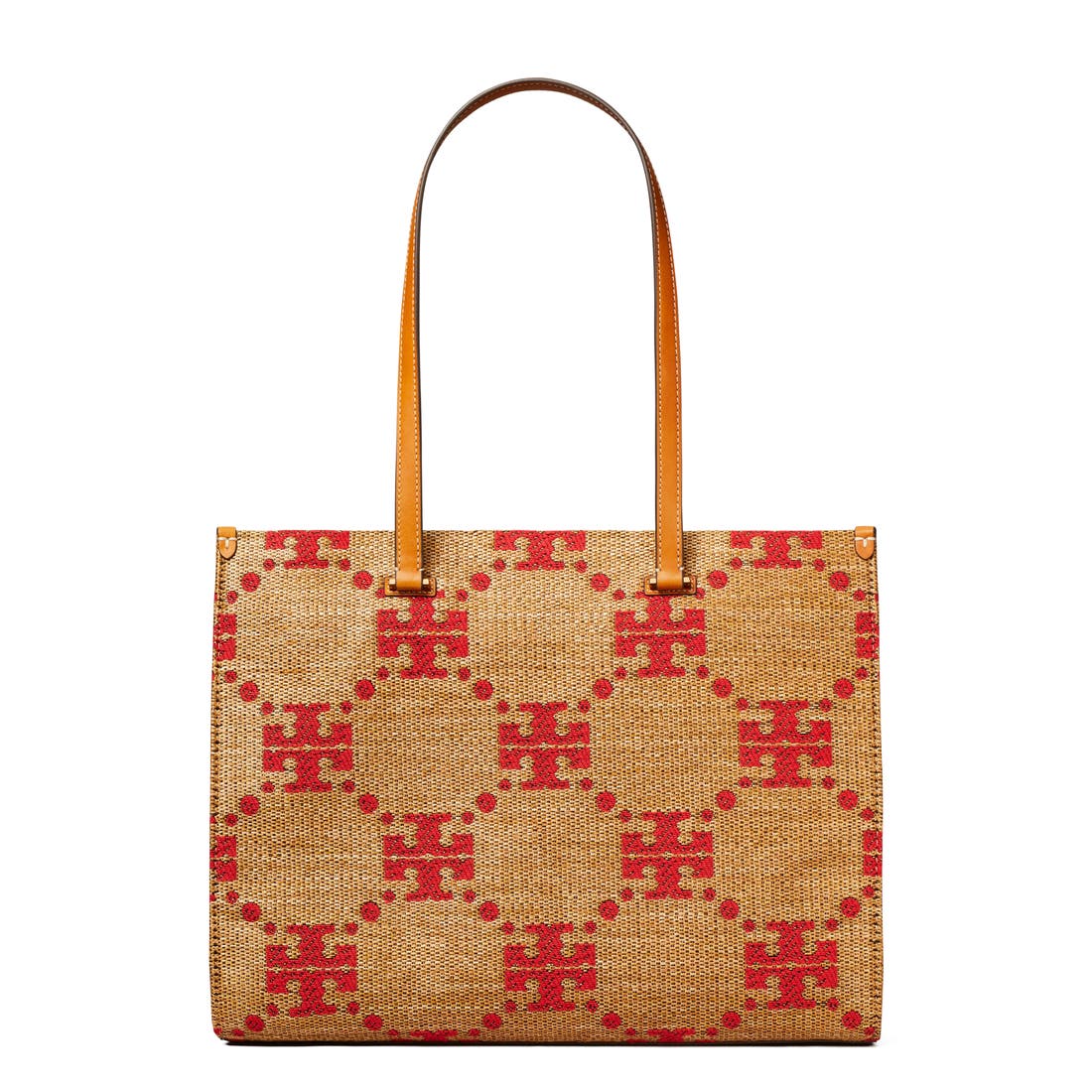 Tory Burch T Monogram Woven Tote