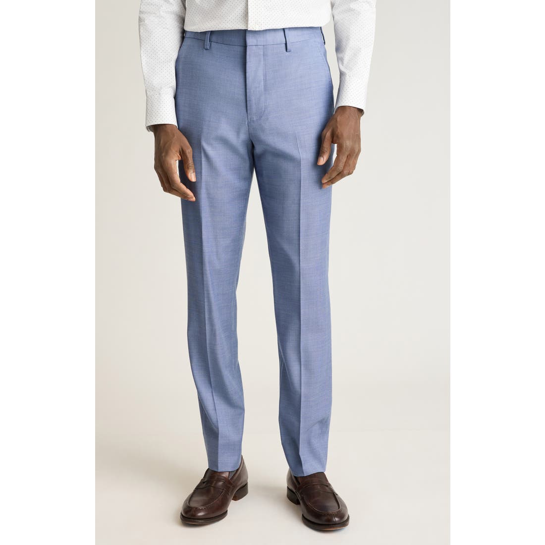 Bonobos Jetsetter Flat Front Stretch Wool Suit Pants