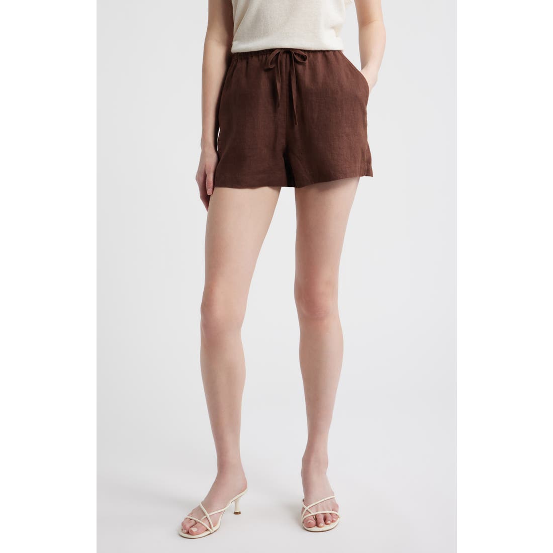 Rails Jenner Linen Drawstring Shorts