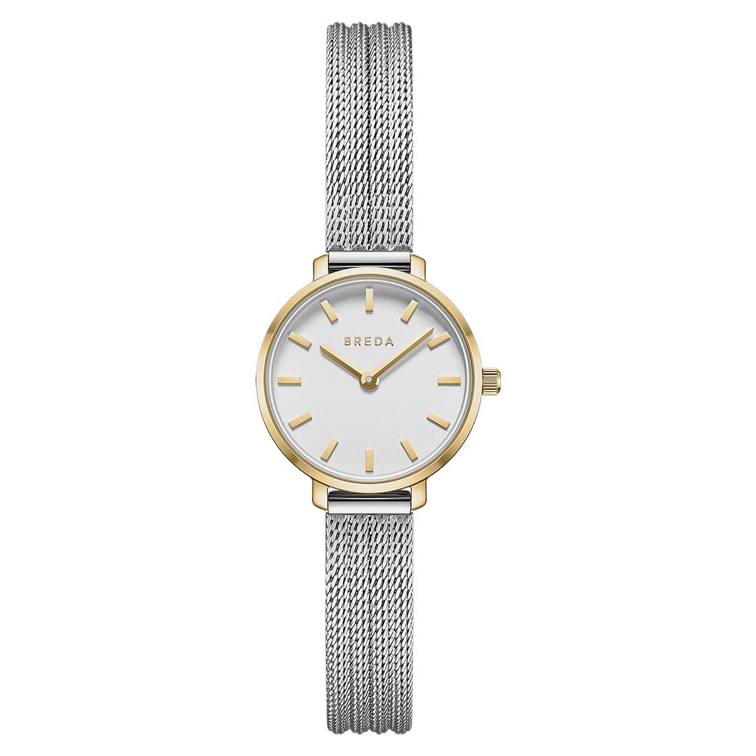 Breda Beverly Mesh Strap Watch, 25mm