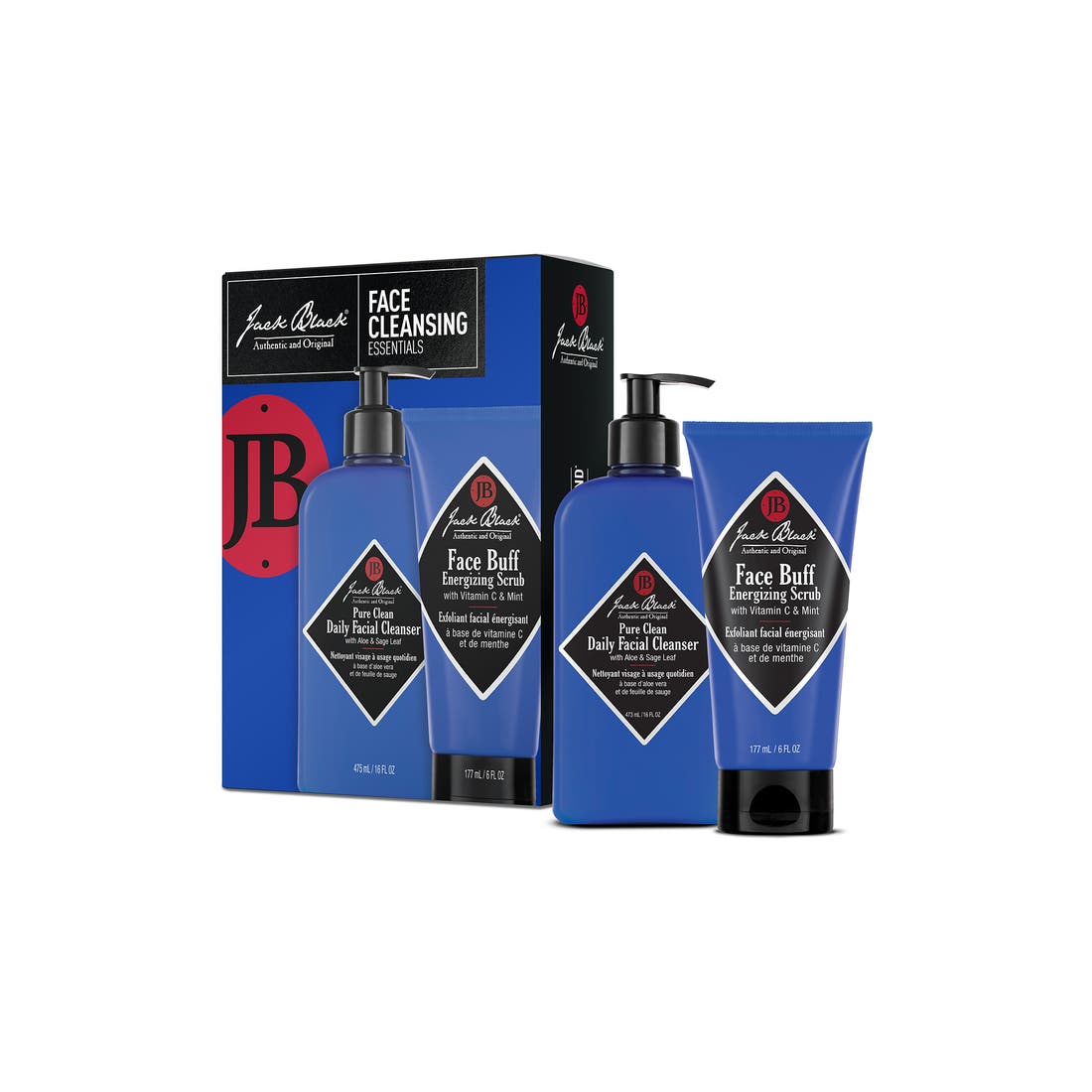 Jack Black Face Cleansing Essentials Set $65 Value