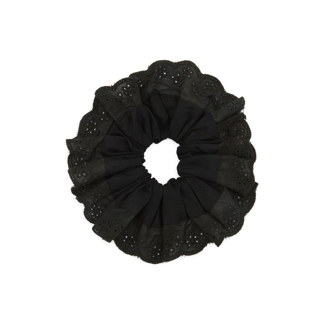 Tasha Oversize Eyelet Scrunchie