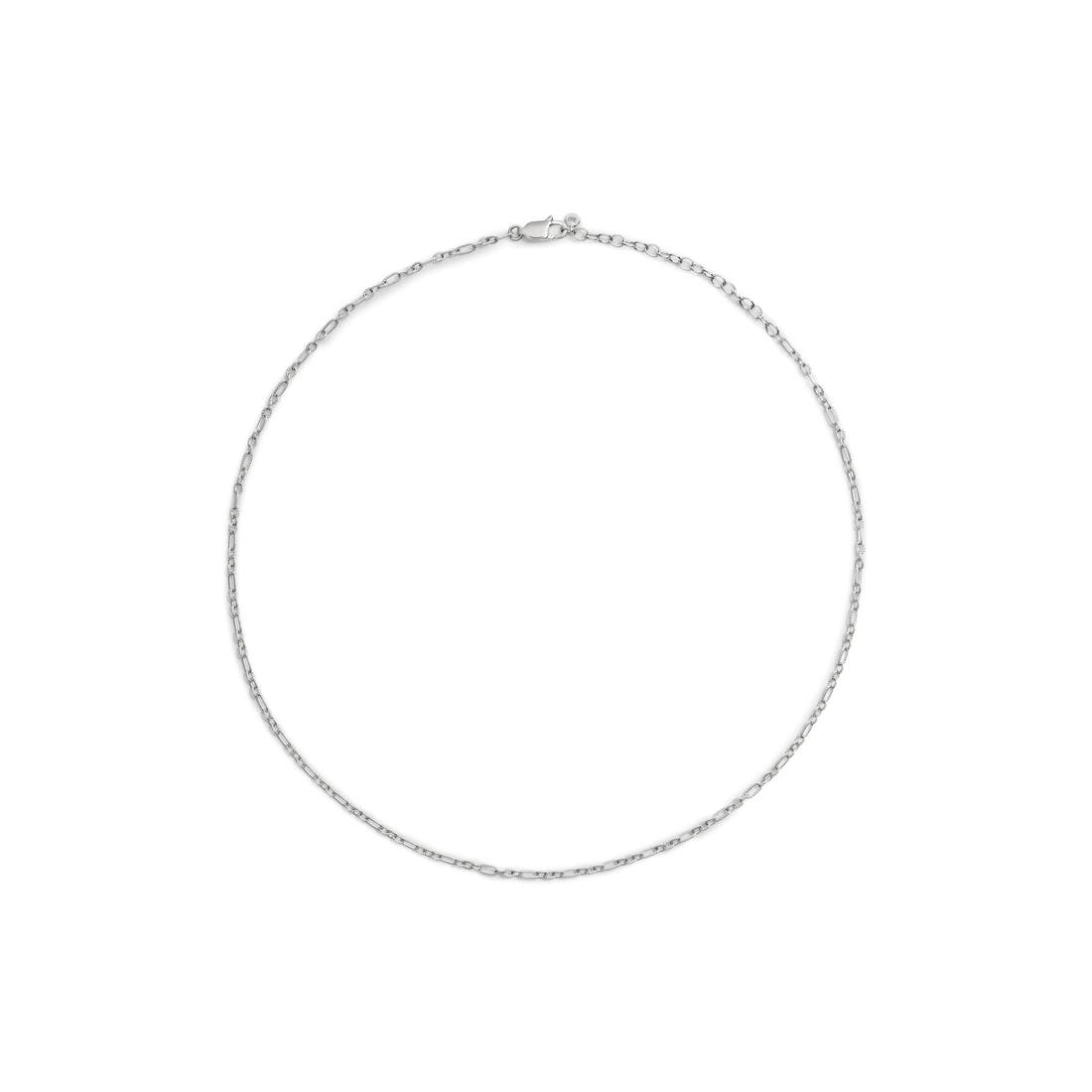 Monica Vinader Textured Link Chain Necklace