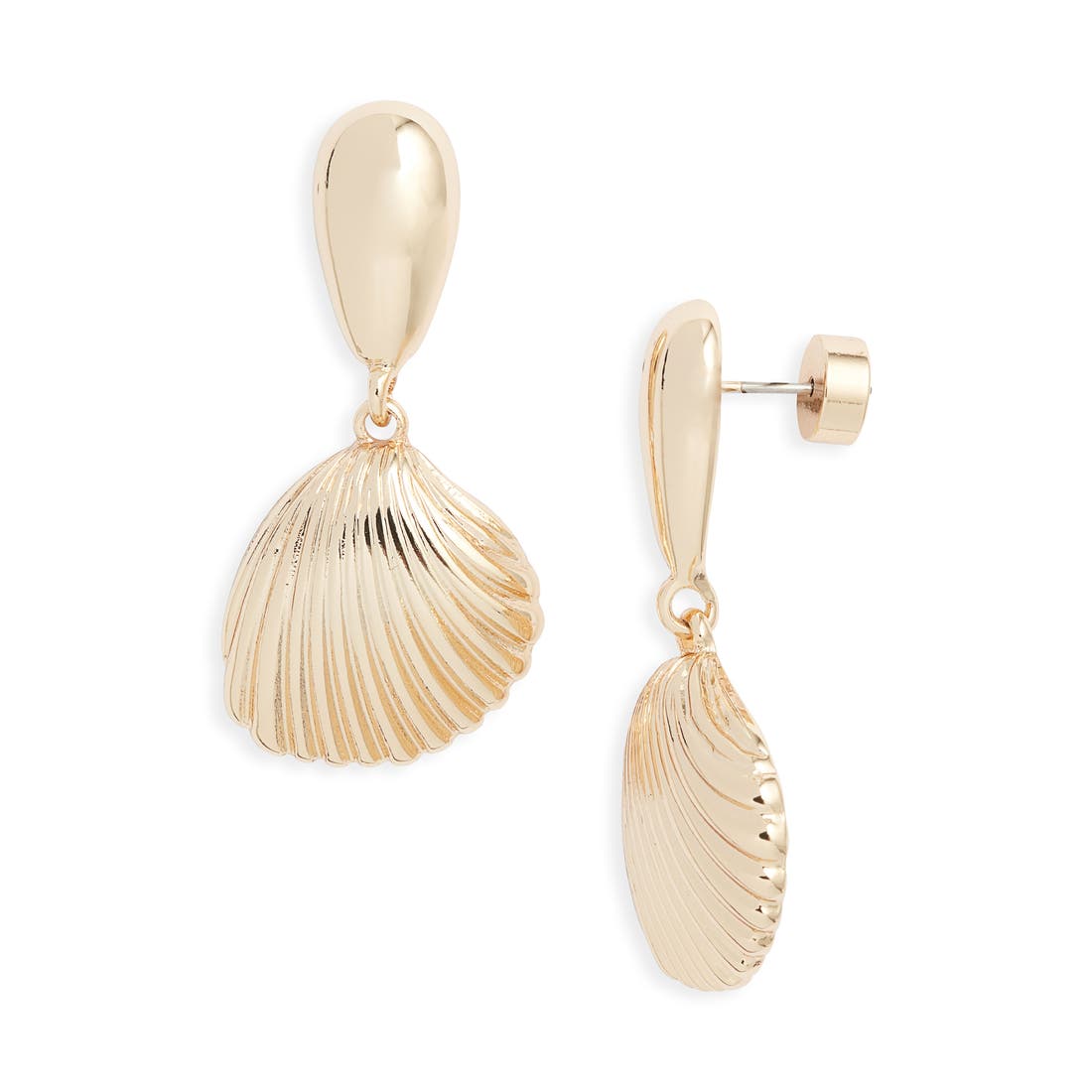 Nordstrom Scallop Shell Drop Earrings