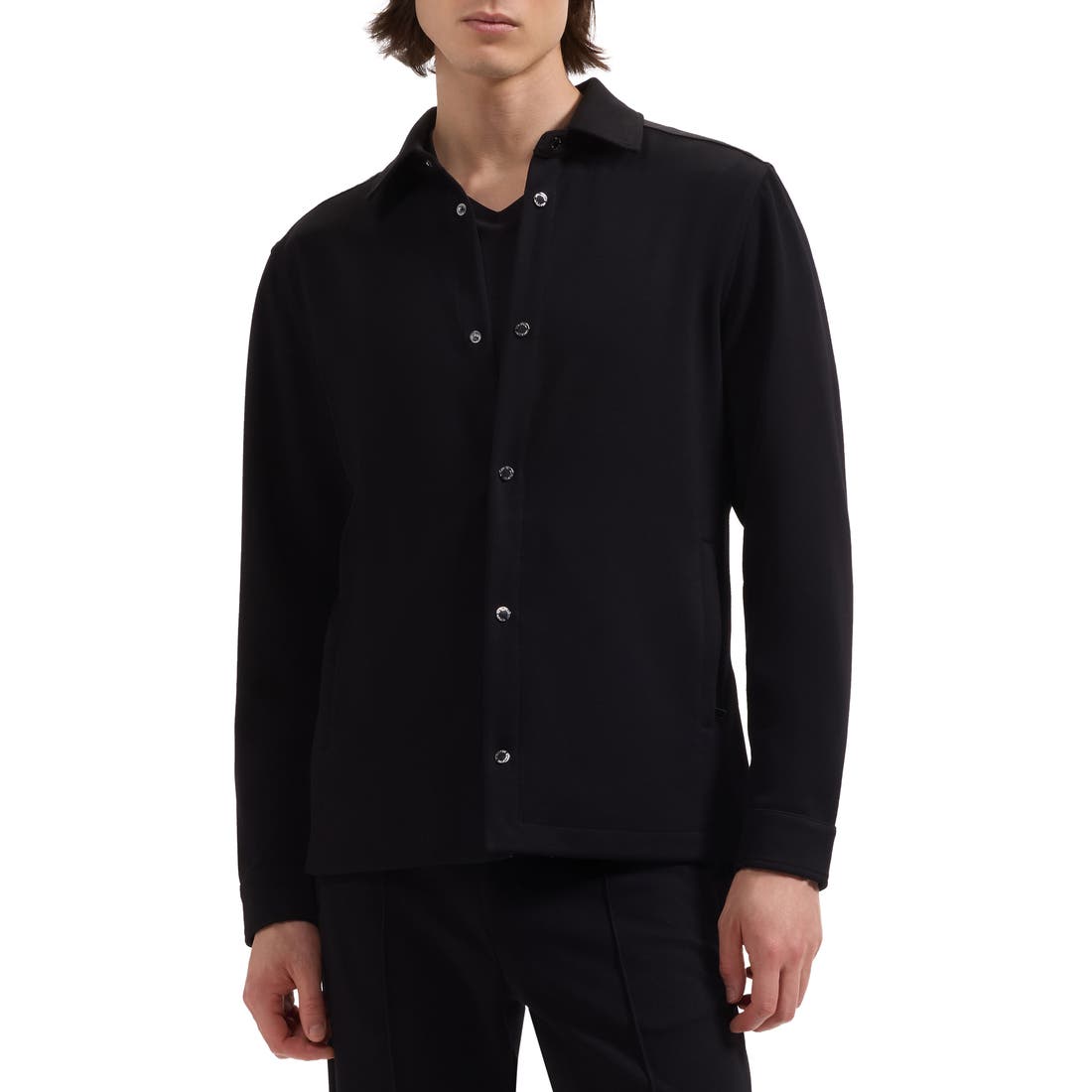 Bugatchi Soft Touch Knit Shirt Jacket