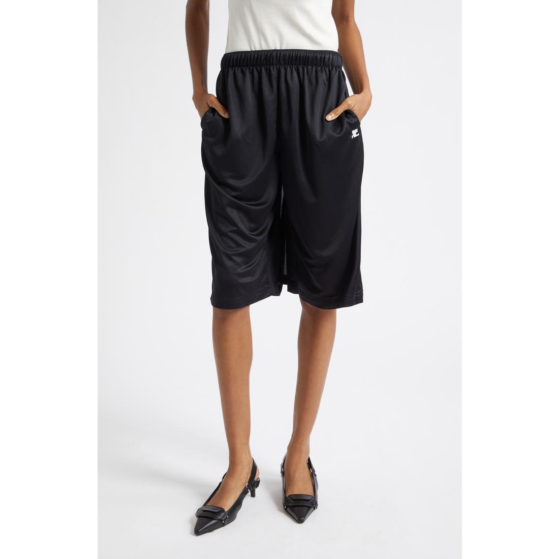 Courrèges Sport Back Panel Shorts
