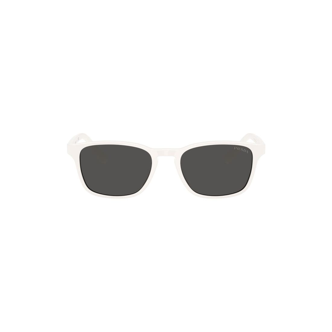 Prada 52mm Pillow Sunglasses in White/dark Grey
