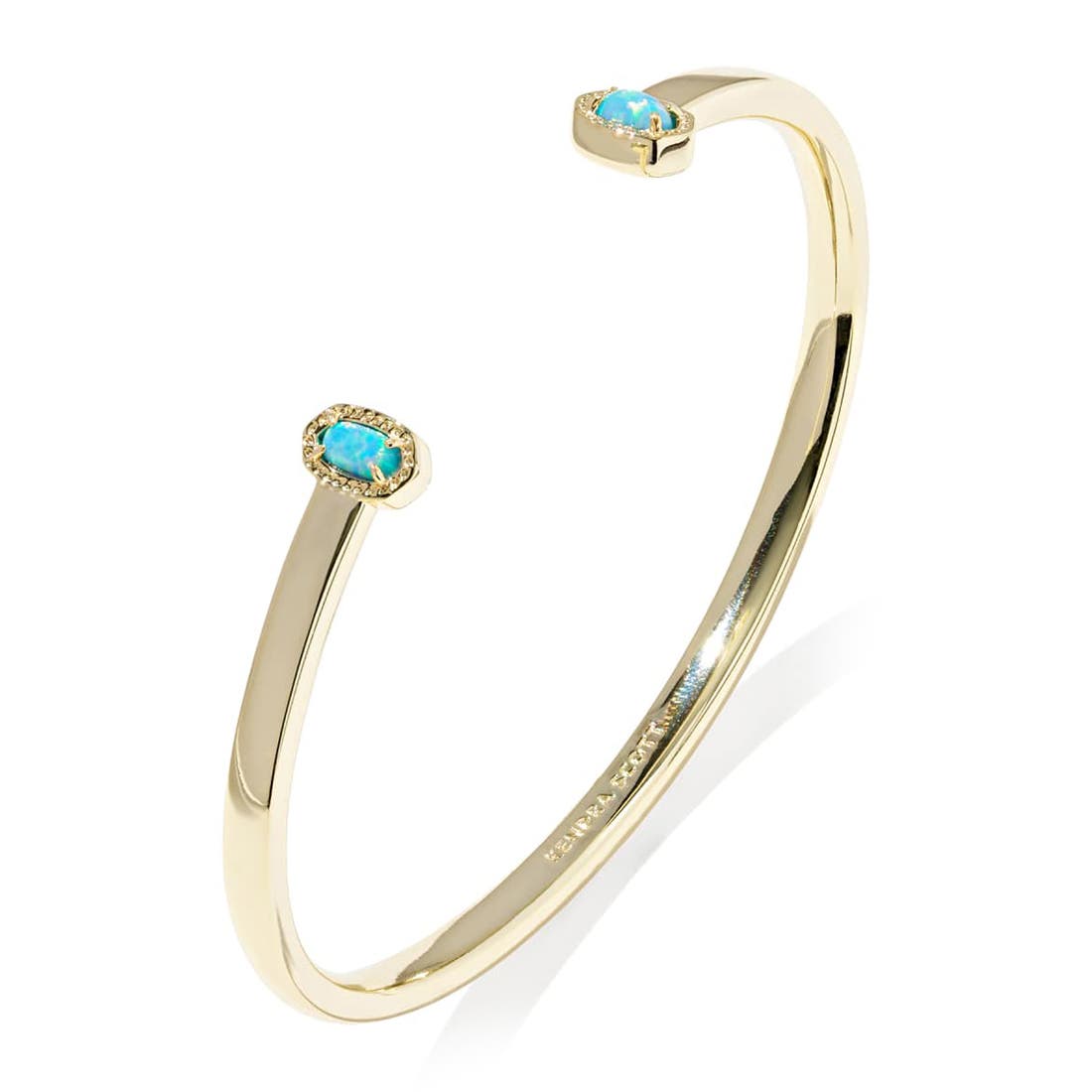 Kendra Scott Mini Elton Lab Created Opal Cuff Bracelet