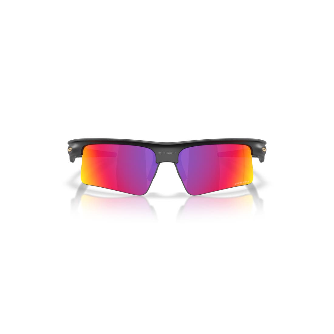 Oakley 68mm APrizm™ Bisphaera Speed Rectangular Shield Sunglasses in Matte Black/prizm Road