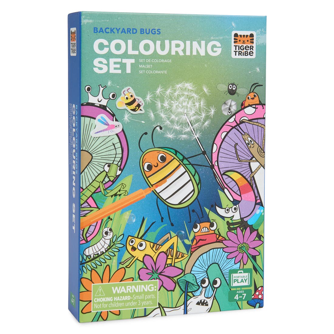 Tiger Tribe Backyard Bugs Coloring Activity Set