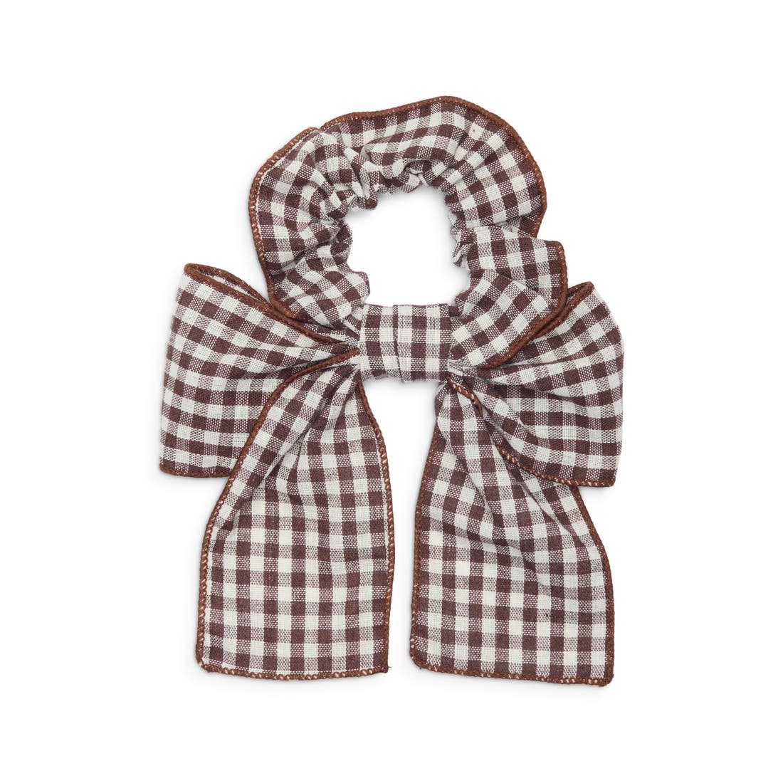 Natasha Plaid Bow Scrunchie