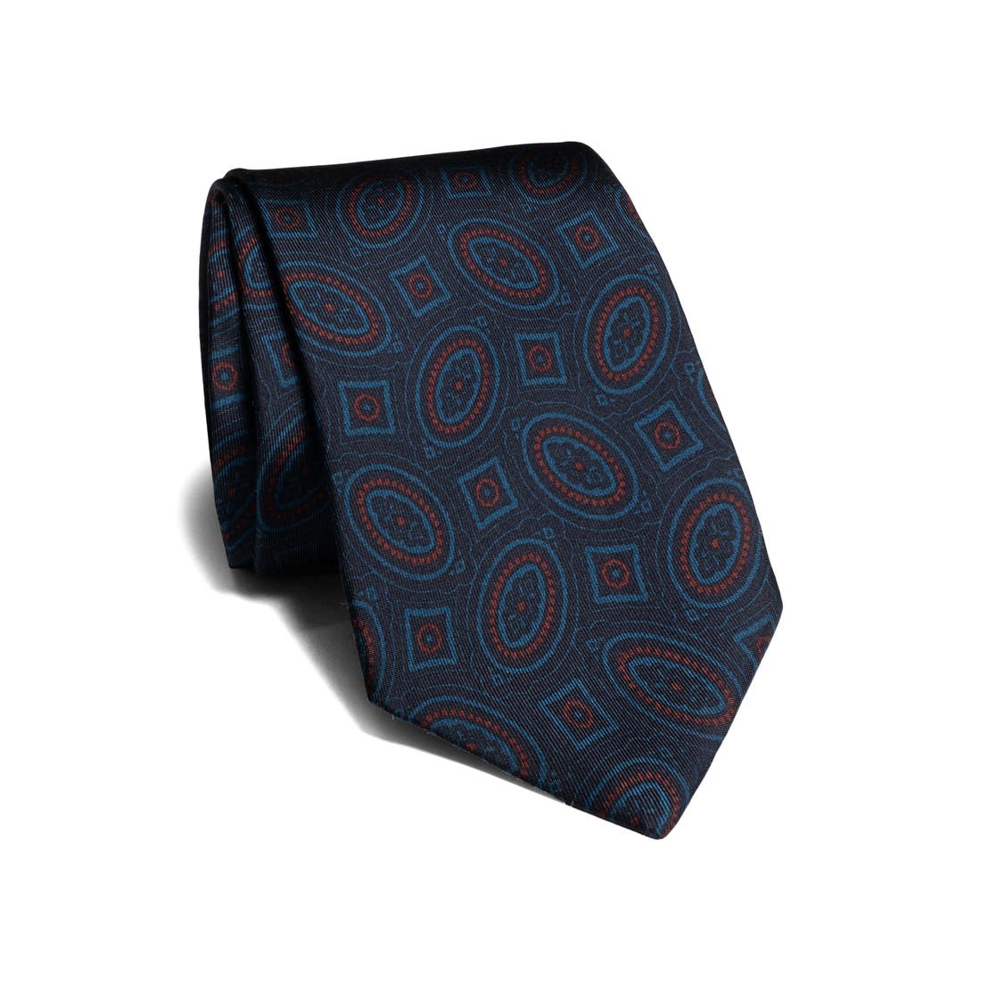 Jack Victor Copps Geometric Silk Tie