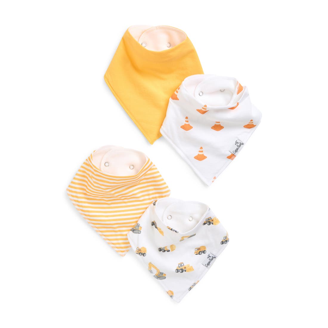 Copper Pearl Dozer Assorted 4-Pack Bandana Bibs