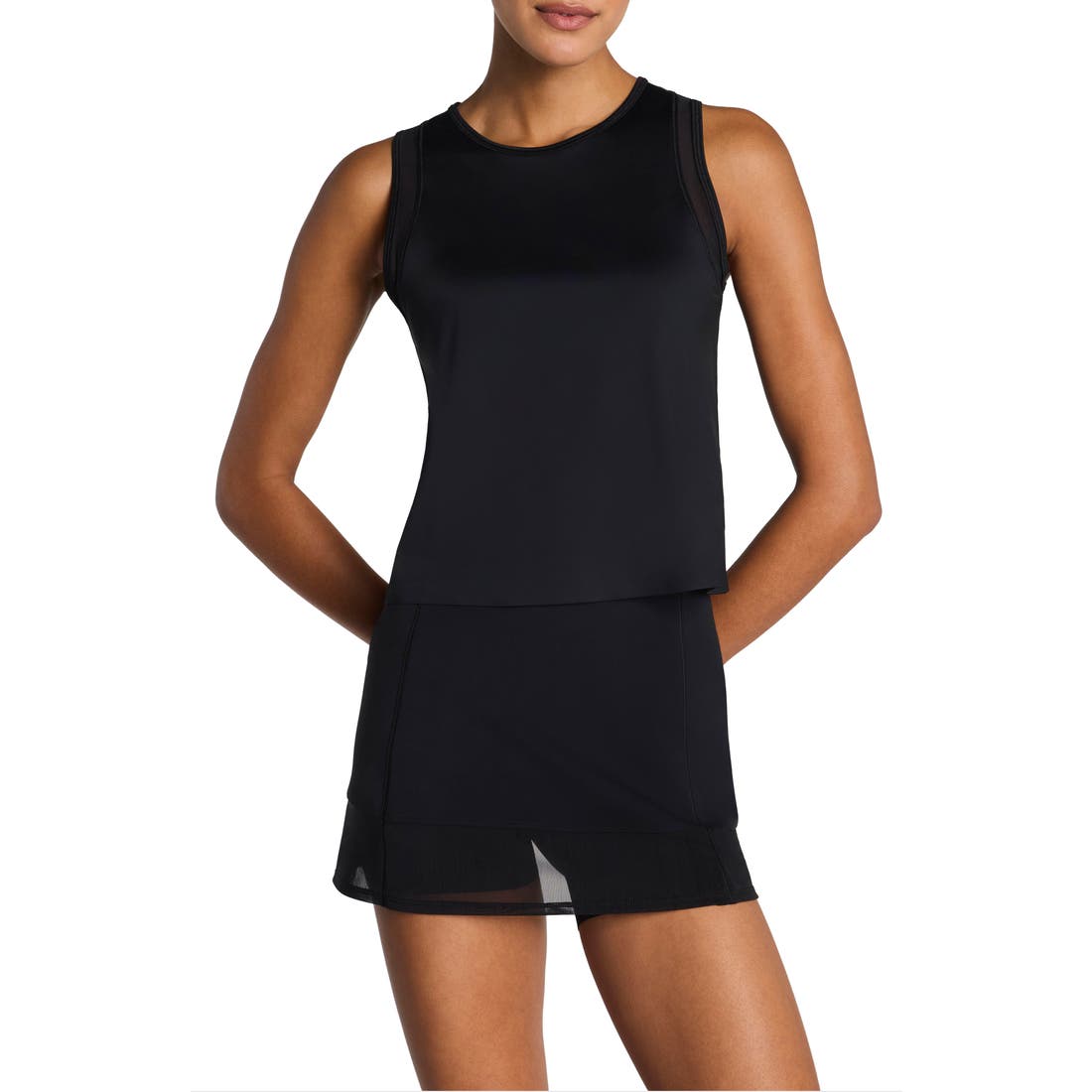 Spanx® Crewneck Mesh Tank