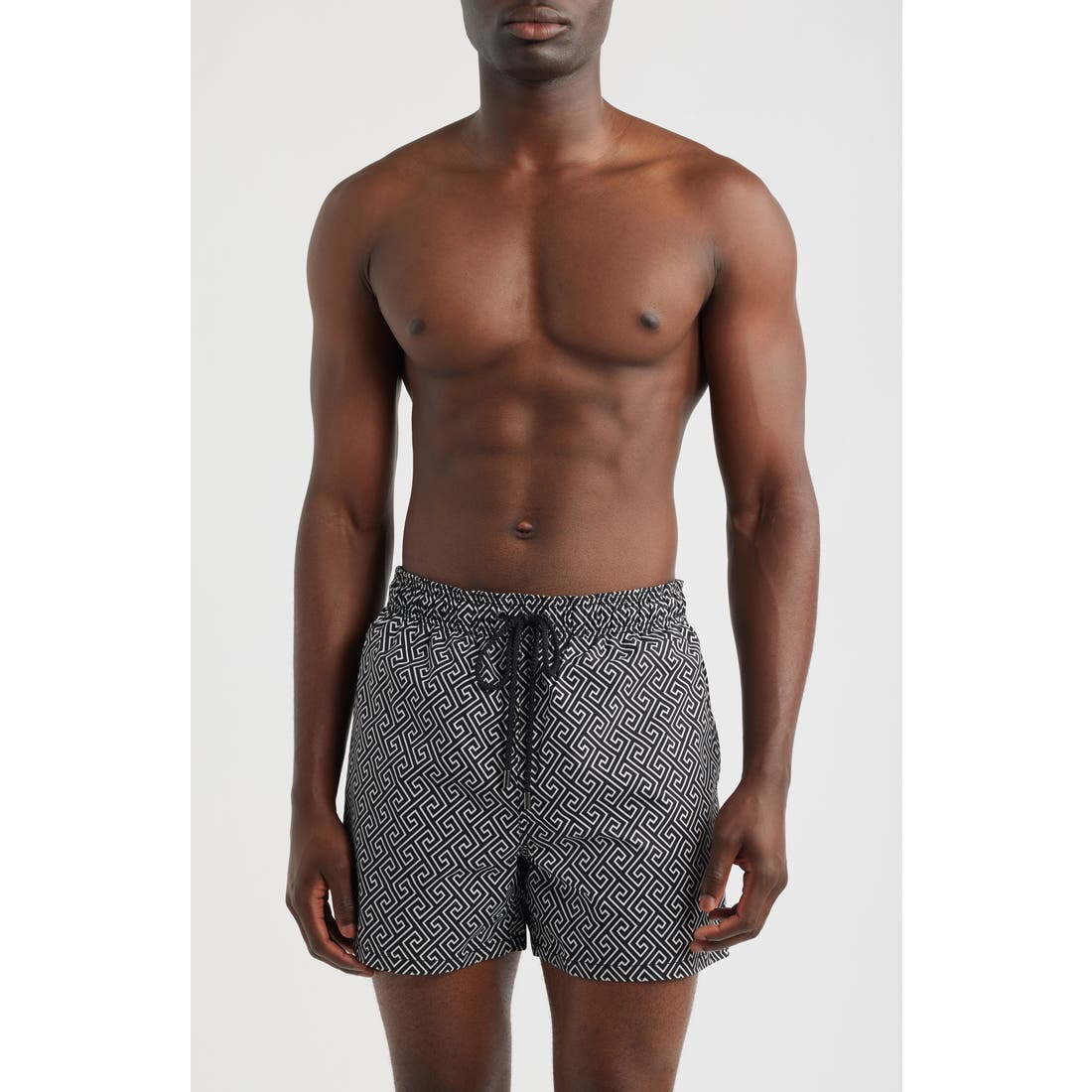 Bugatchi Cruz Print Swim Trunks