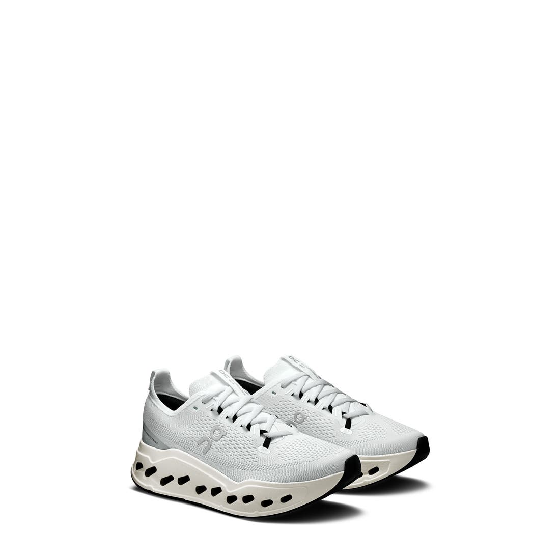 On Cloudsurfer Max Running Sneaker in White/white