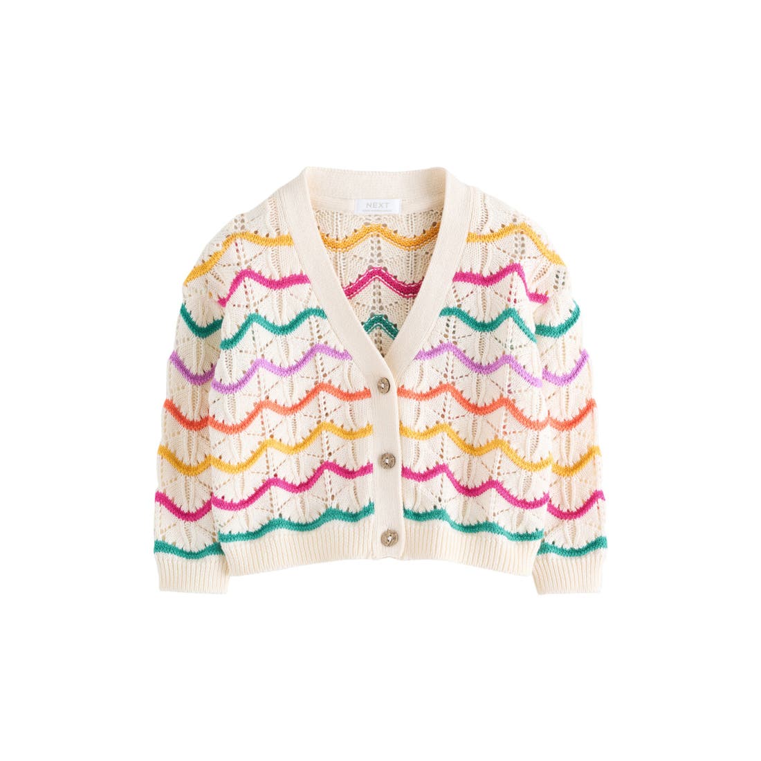 Next Kids' Rainbow Cardigan
