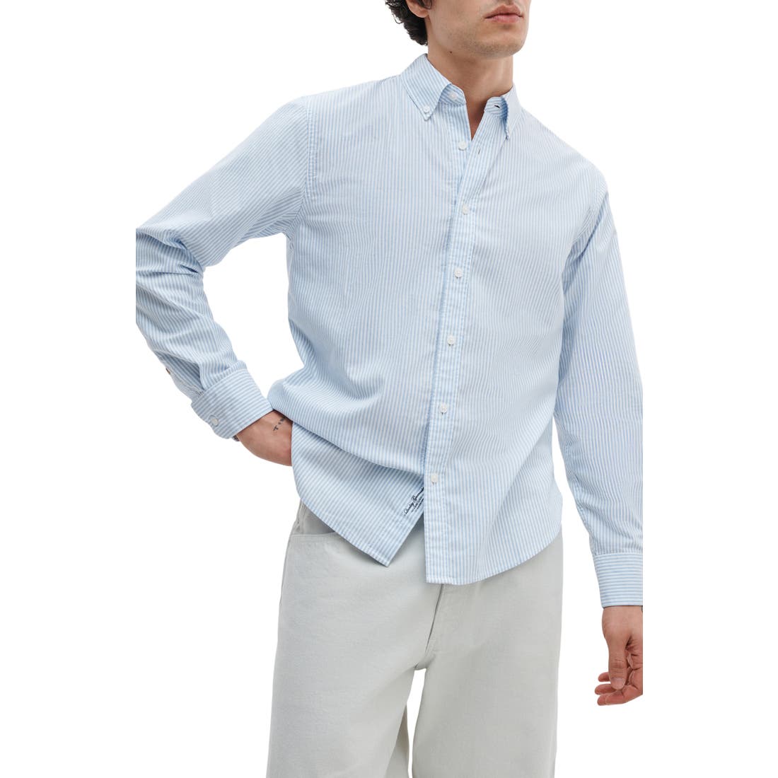 Rag & Bone Classic Fit Oxford Button-Down Shirt