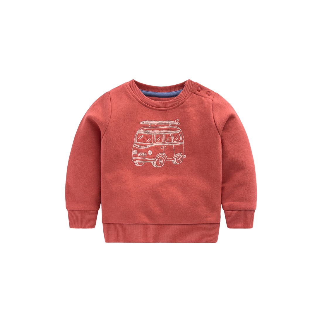 Mini Boden Embroidered Cotton Sweatshirt