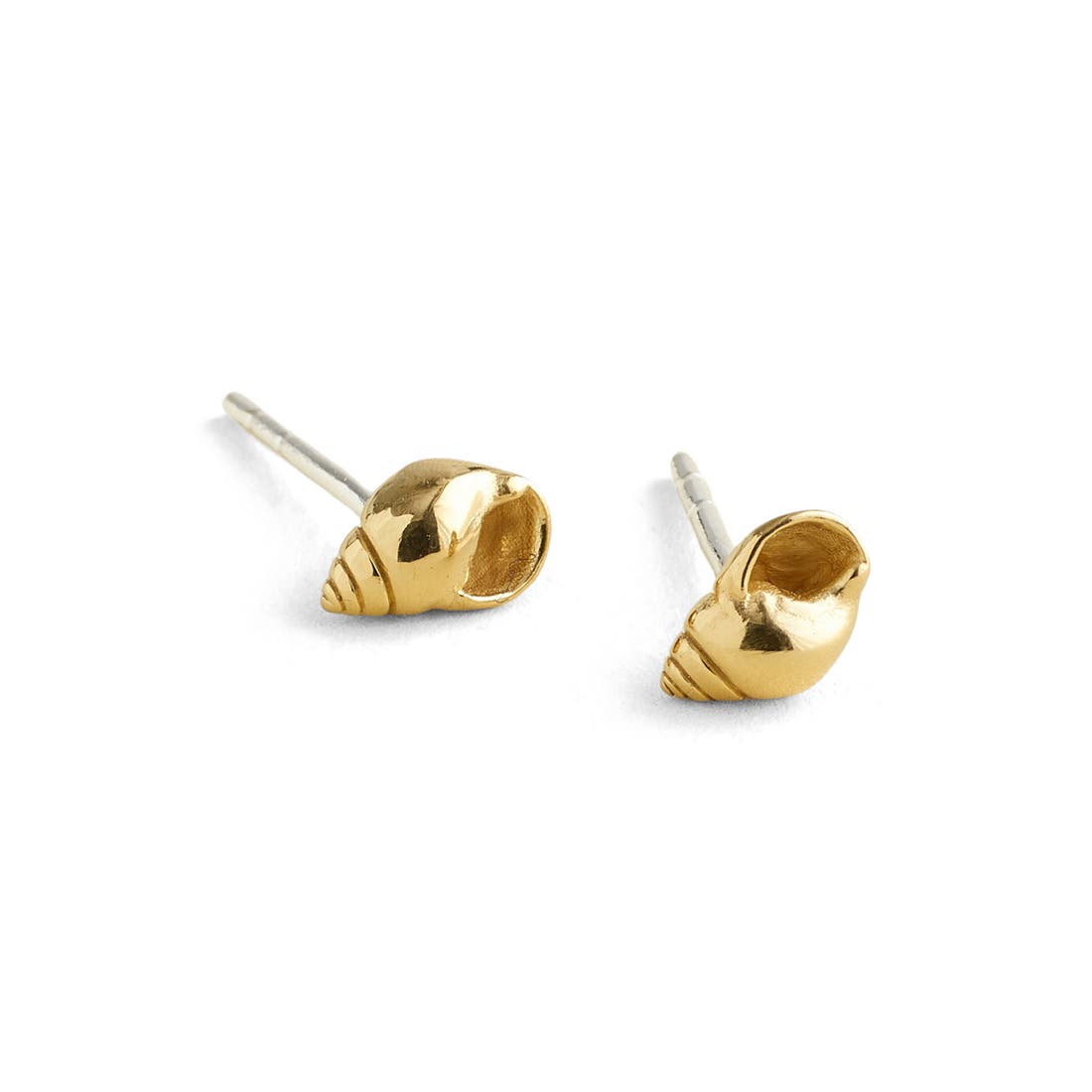 Madewell Demi-Fine Shell Stud Earrings