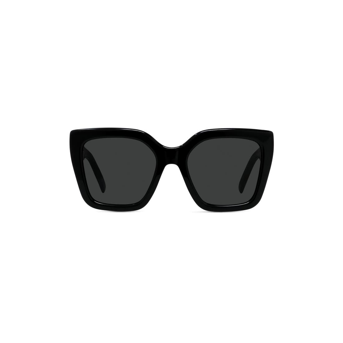 Givenchy Bold 53mm Square Sunglasses in Shiny Black/smoke