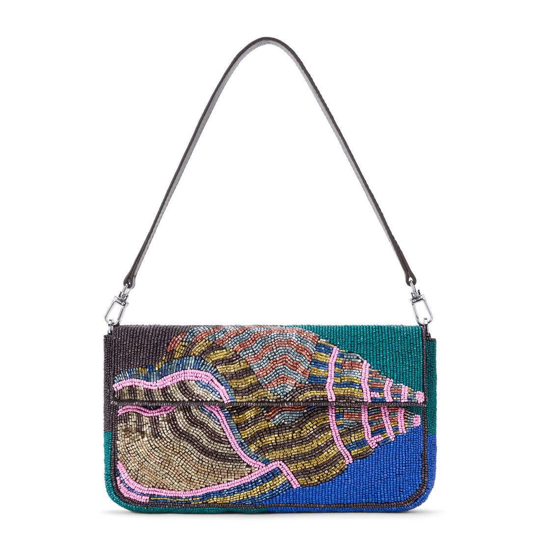 Staud Timmy Beaded Shoulder Bag