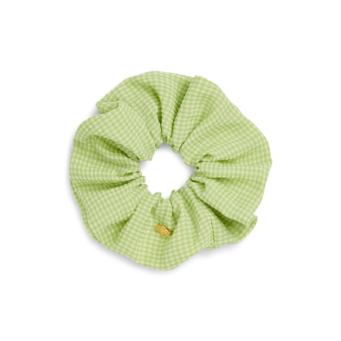 L. Erickson Sunstar Gingham Scrunchie